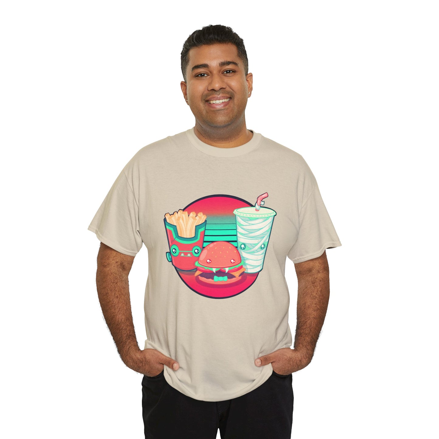 Spooky Fast Food Unisex Heavy Cotton Tee