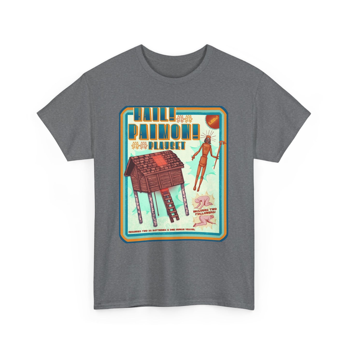 Hail Paimon Playset Unisex Heavy Cotton Tee