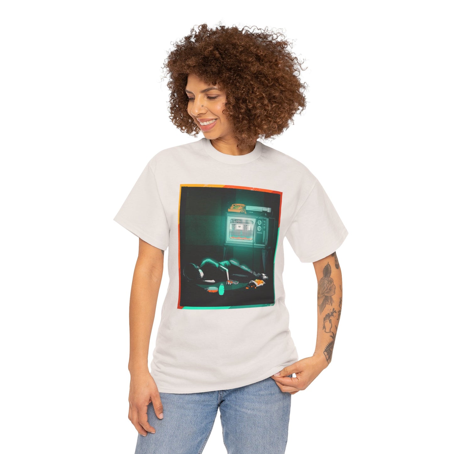 Long Night Unisex Heavy Cotton Tee