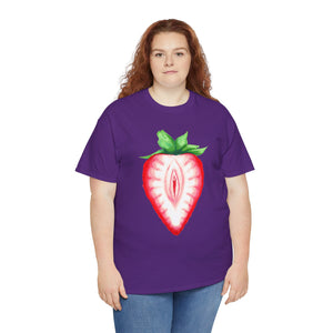 Juicy Strawberry Unisex Heavy Cotton Tee