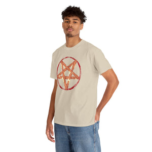 Mozzarella Stick Pentagram Unisex Heavy Cotton Tee