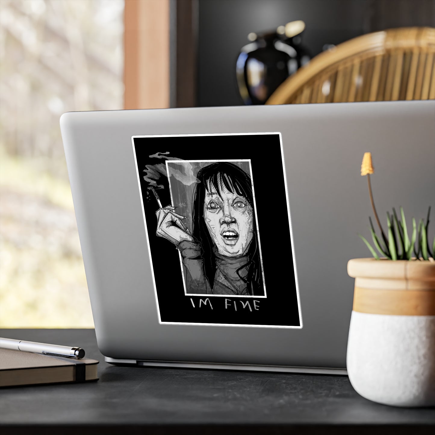 Anxiety Ash Kiss-Cut Vinyl Decal