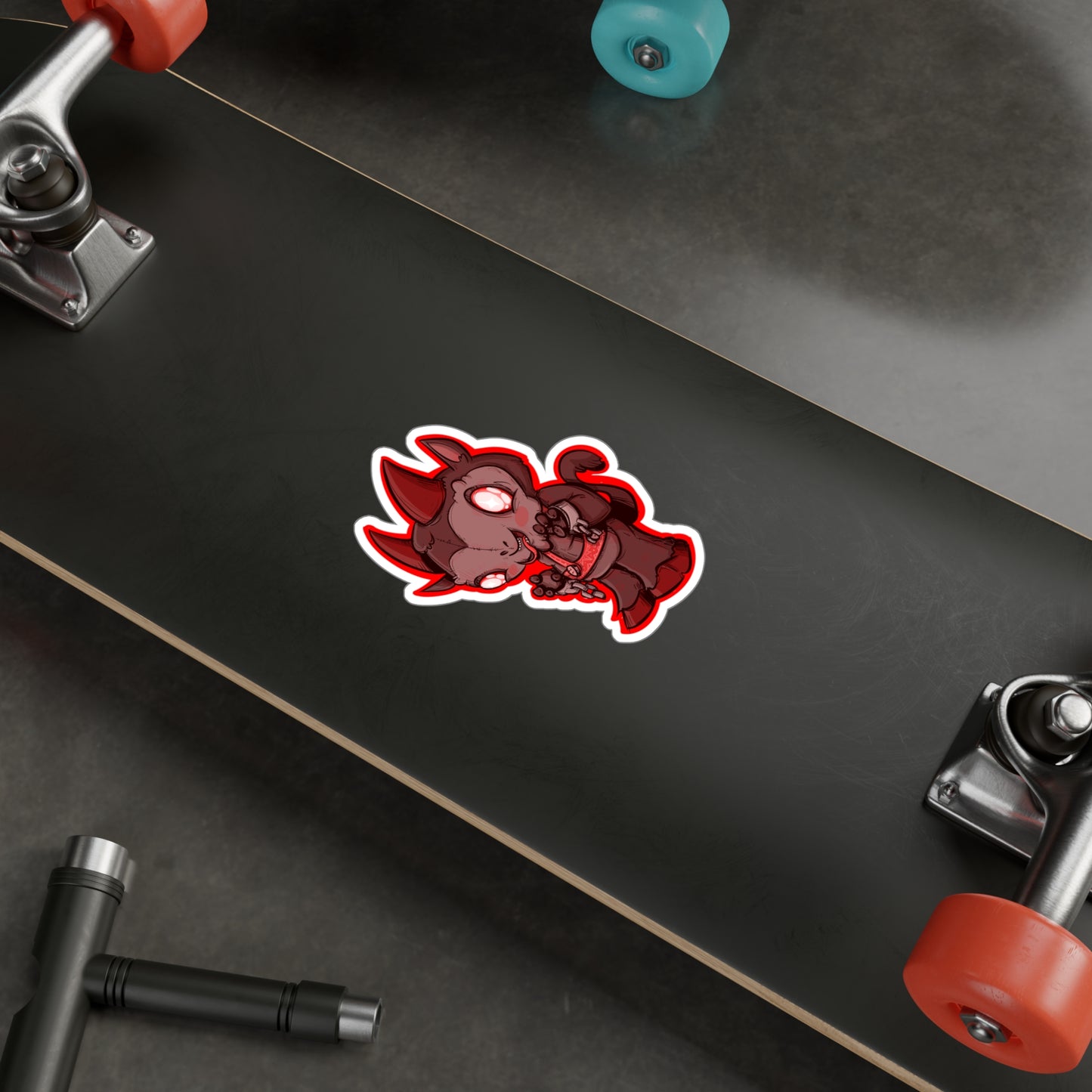 Plushie Krampus Kiss-Cut Vinyl Decal