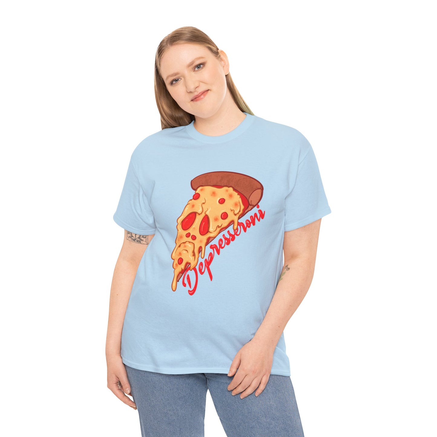 Depresseroni Unisex Heavy Cotton Tee