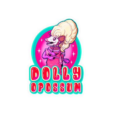 Dolly Opossum Kiss-Cut Vinyl Decal