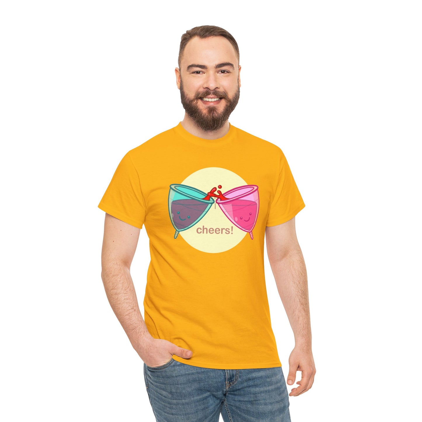 Cheers Unisex Heavy Cotton Tee
