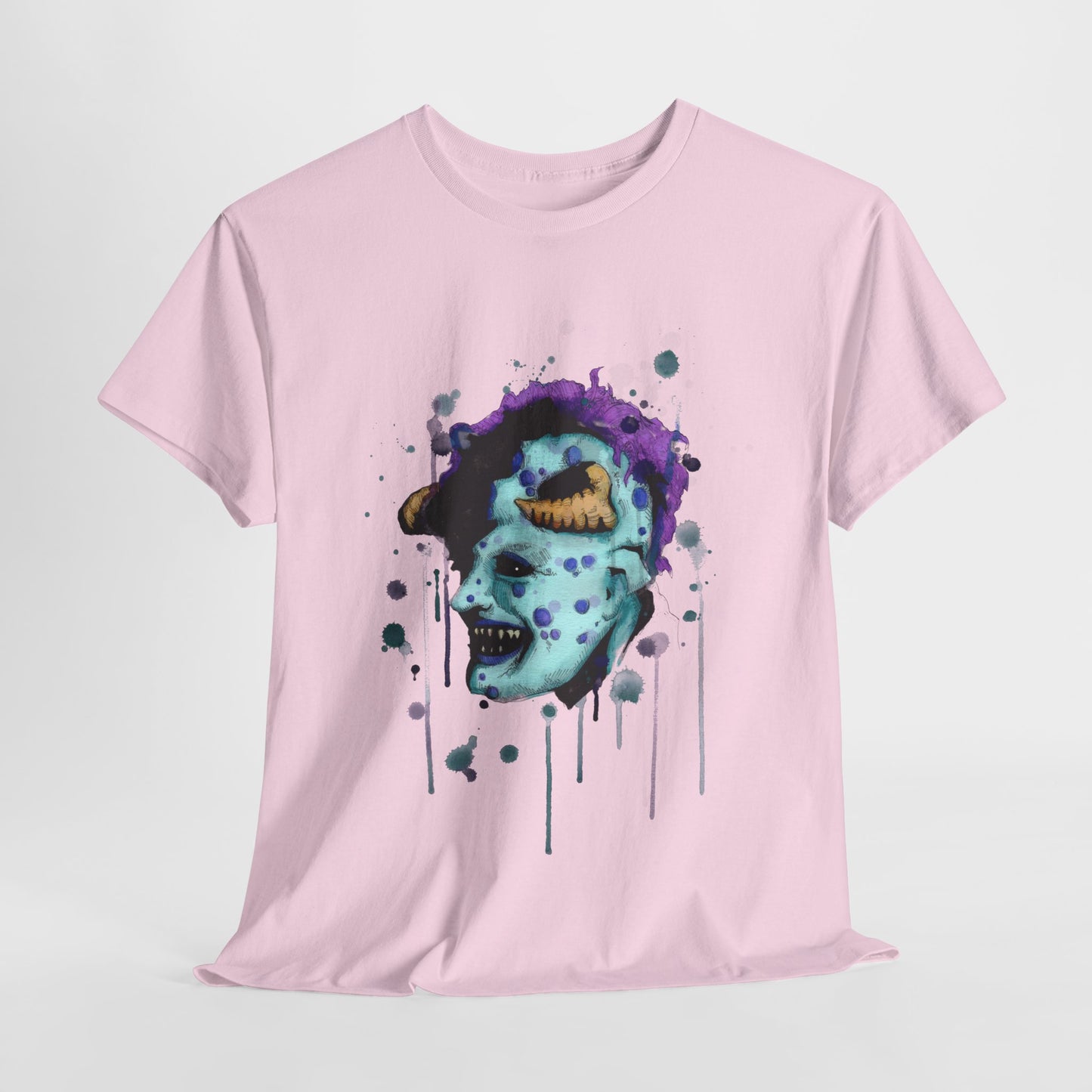 Watercolor Monster Heavy Cotton Tee