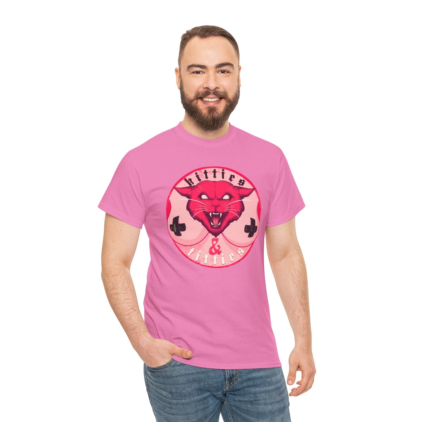 Kitties & Titties Unisex Heavy Cotton Tee