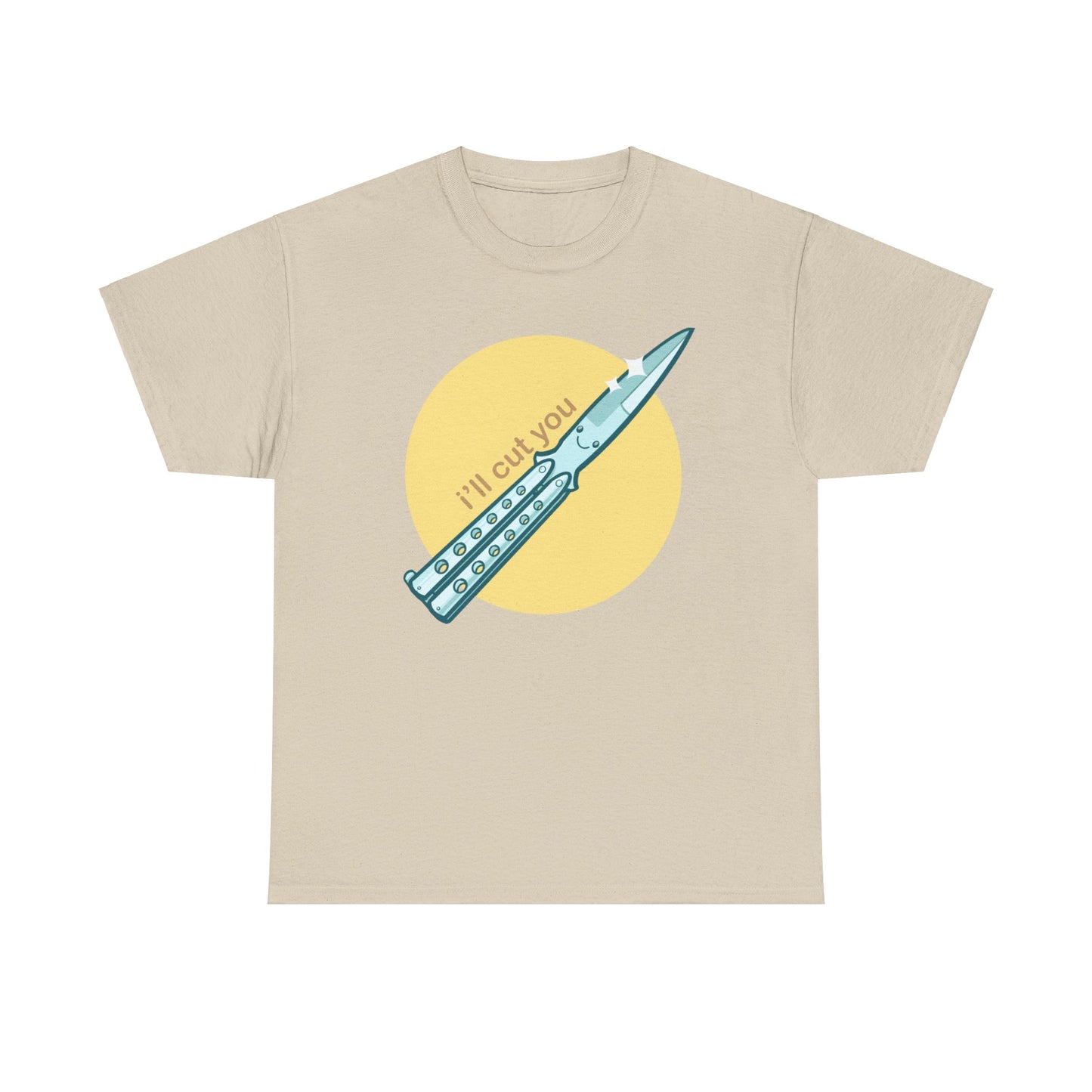 I'll Cut You Unisex Heavy Cotton Tee