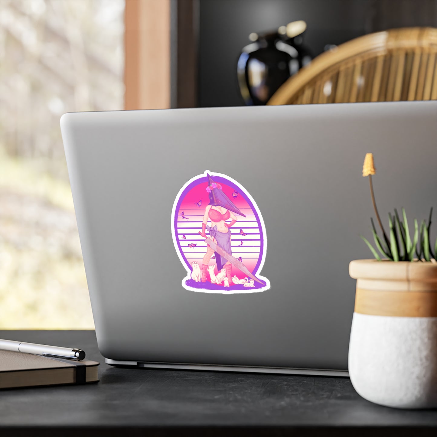 Pyramid Mommy Kiss-Cut Vinyl Decal