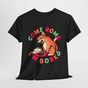 Bored Cat Unisex Heavy Cotton Tee