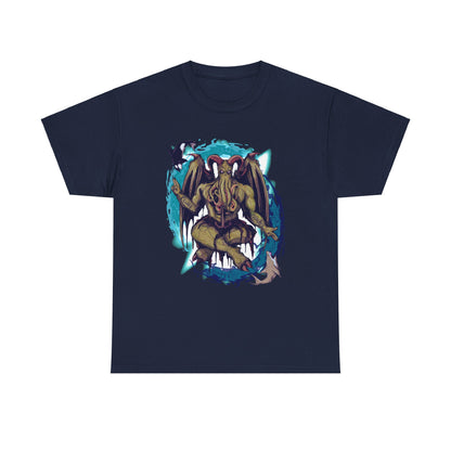 Baphomet Cthulhu Unisex Heavy Cotton Tee