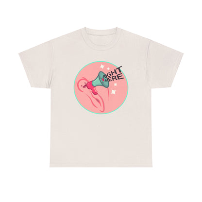 Right Here Unisex Heavy Cotton Tee