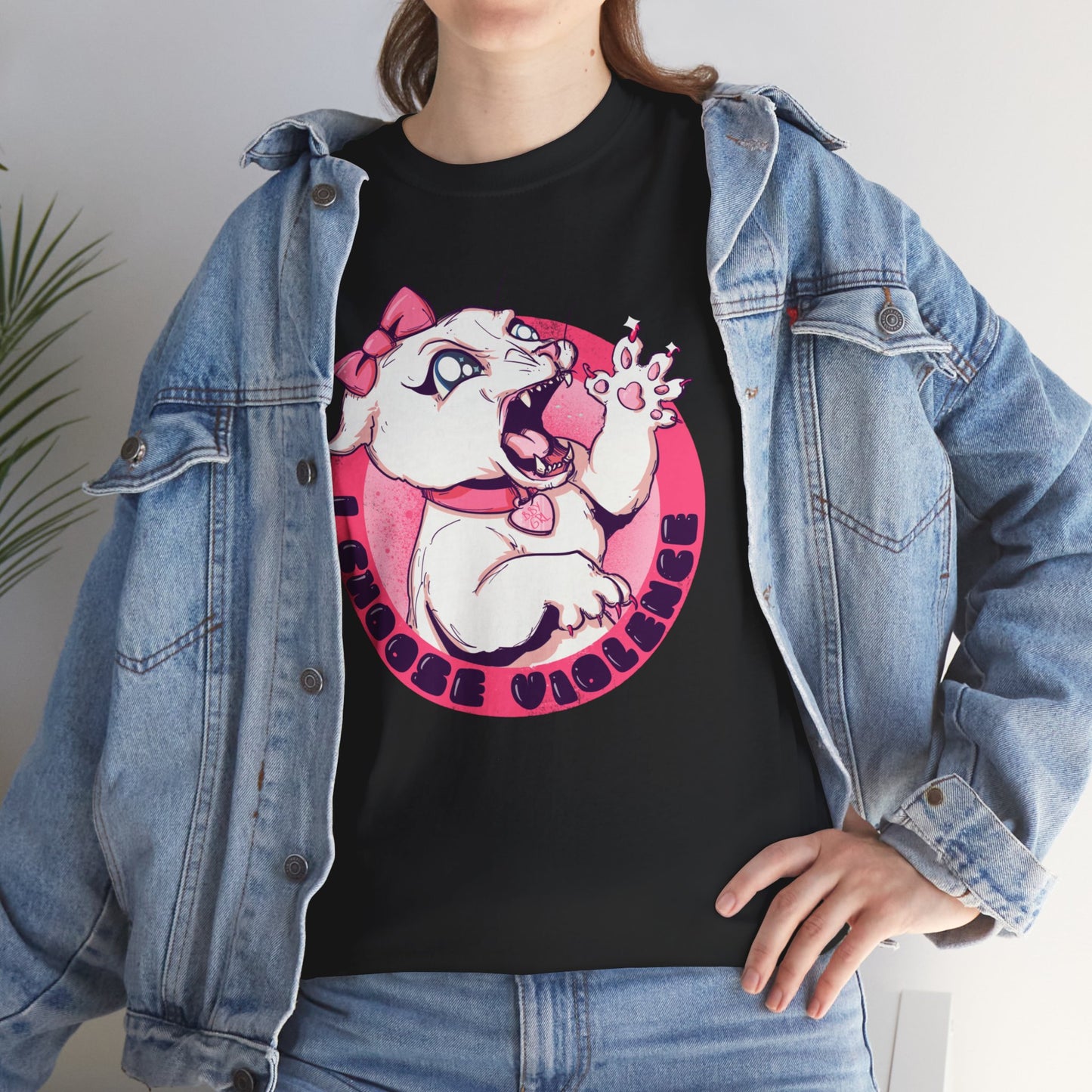 Killer Kitty Unisex Heavy Cotton Tee