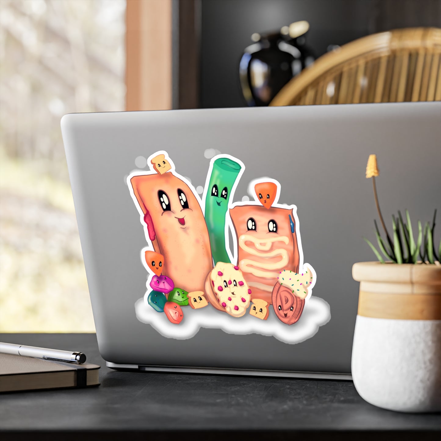 90s Foods Kiss-Cut Vinyl Decal