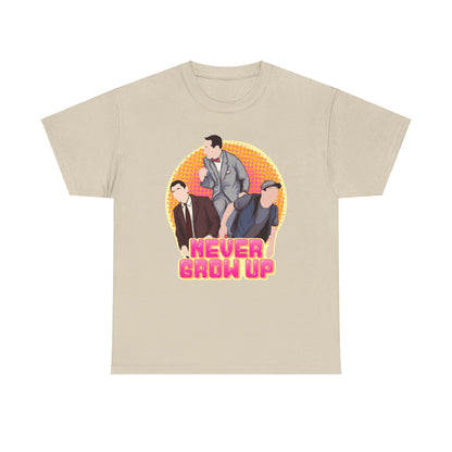 Never Grow Up Unisex Heavy Cotton Tee