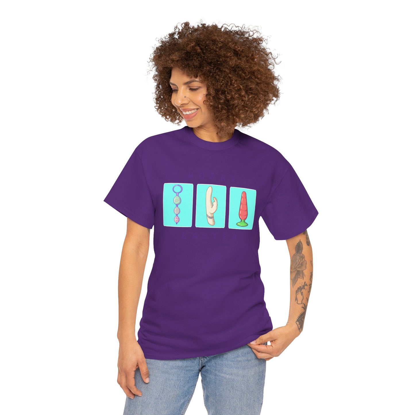 Horny Easter Unisex Heavy Cotton Tee