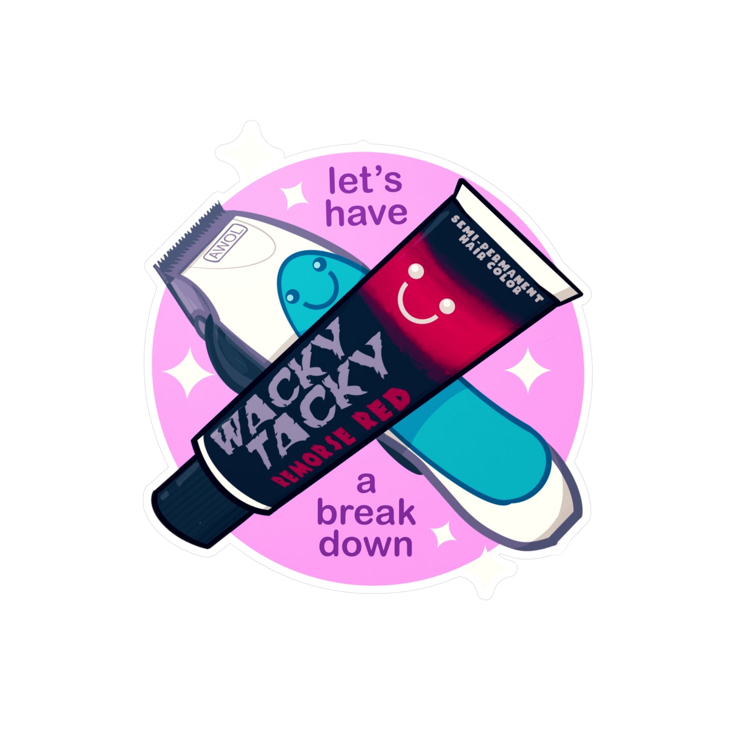 Let's Have A Breakdown Kiss-Cut Vinyl Decal