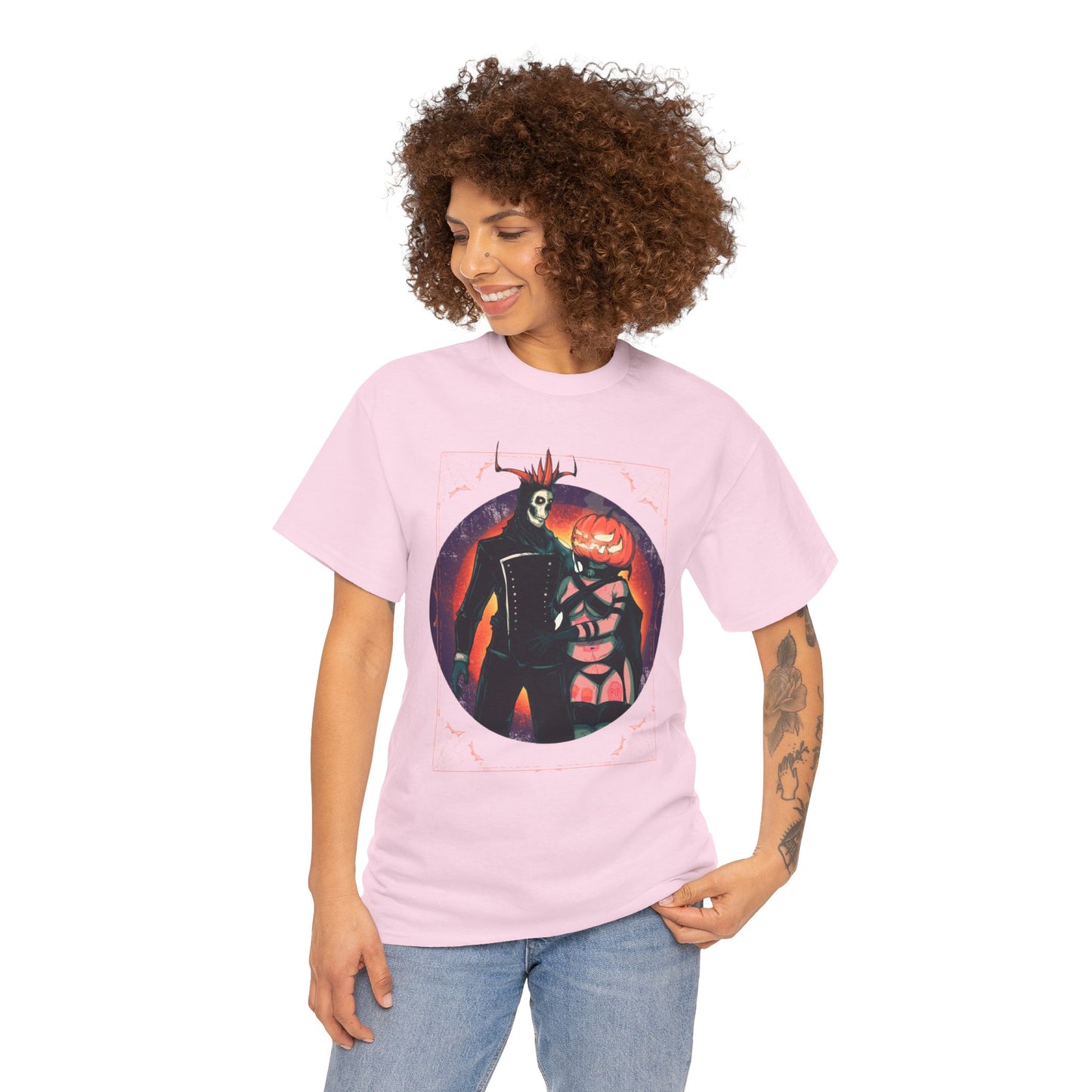 Pumpkin King & Queen Unisex Heavy Cotton Tee