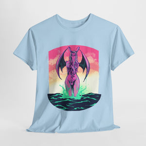 Lady Cthulhu Unisex Heavy Cotton Tee