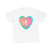 Axolotls In Love Unisex Heavy Cotton Tee