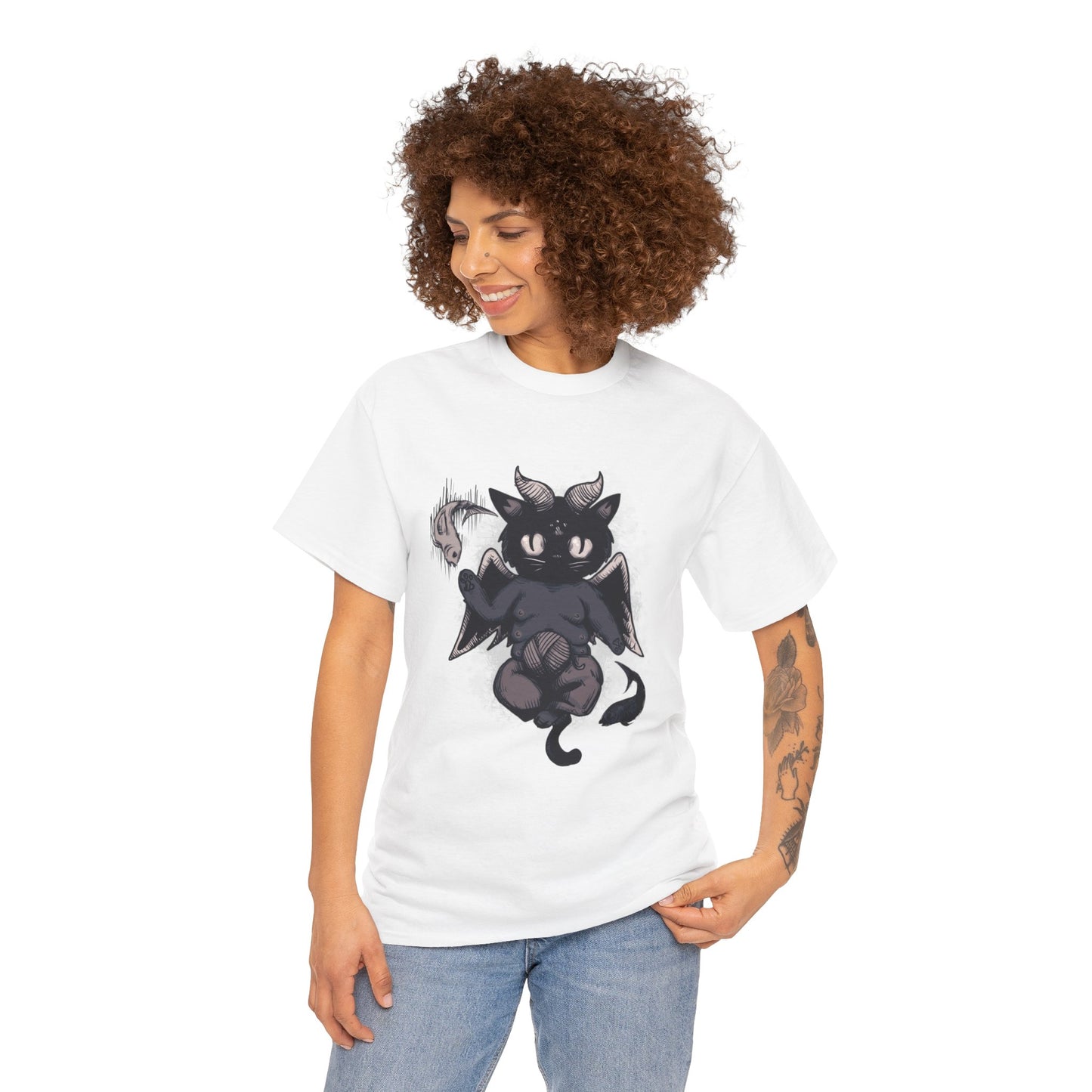 Baphocat Unisex Heavy Cotton Tee