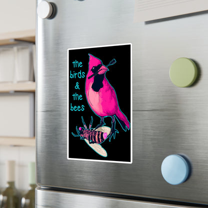 The Birds & The Bees Kiss-Cut Vinyl Decal