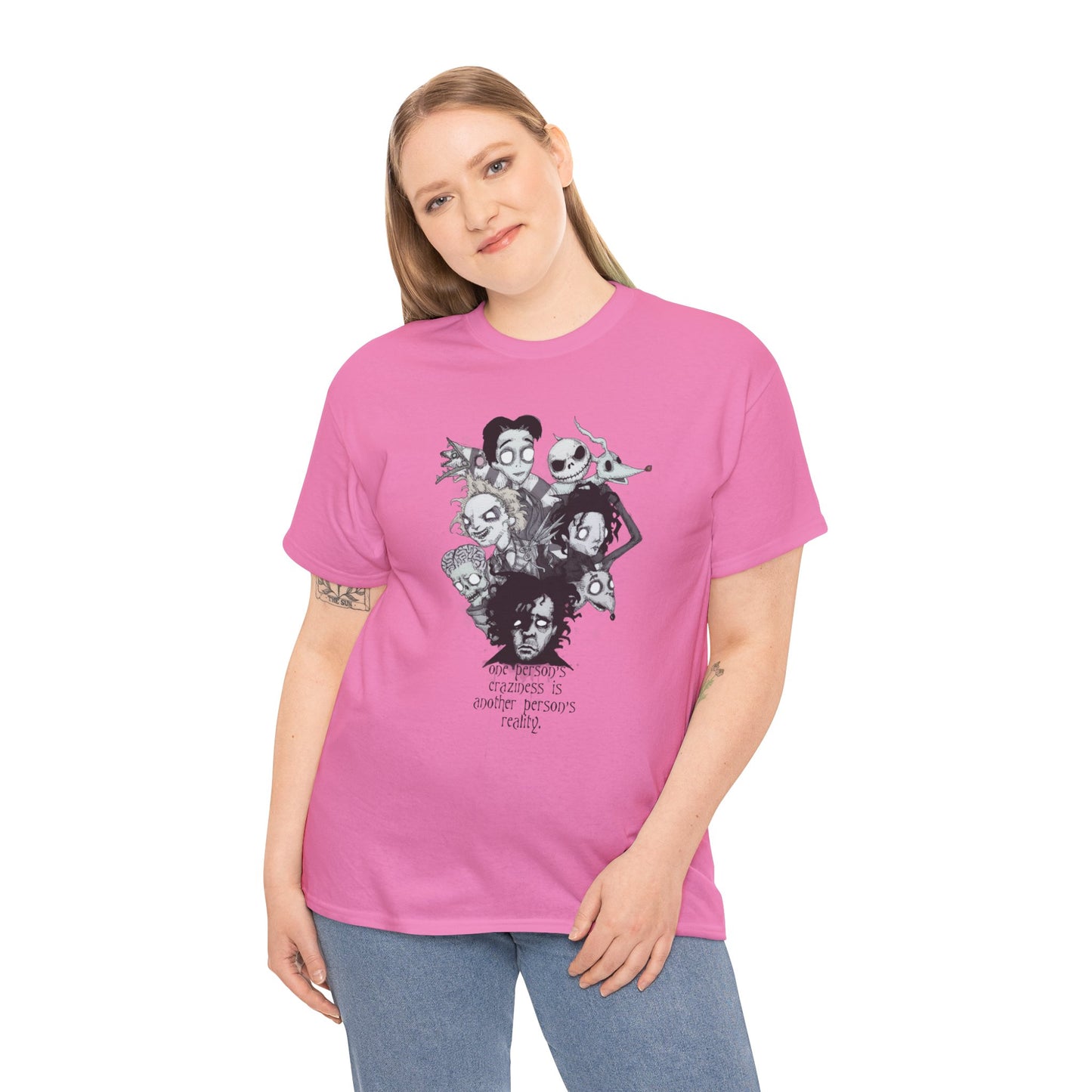 One Persons Craziness Unisex Heavy Cotton Tee