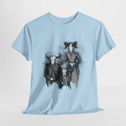 Family Portrait Unisex Heavy Cotton Tee