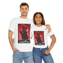 LuciPurr Tarot (Front & Back Print) Unisex Heavy Cotton Tee