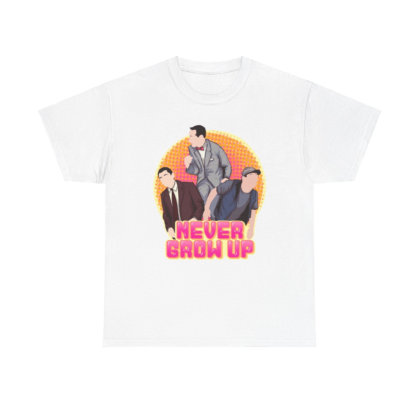 Never Grow Up Unisex Heavy Cotton Tee