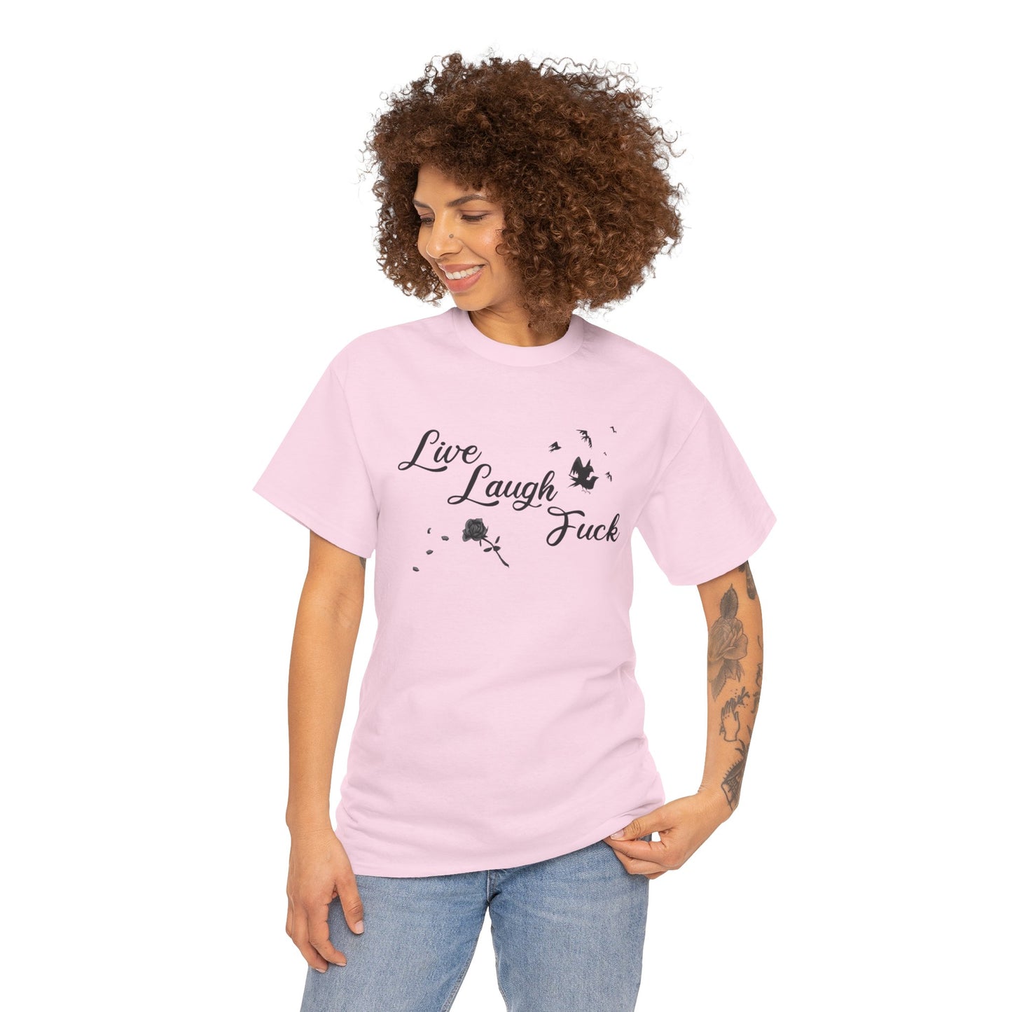 Live Laugh Fuck Unisex Heavy Cotton Tee