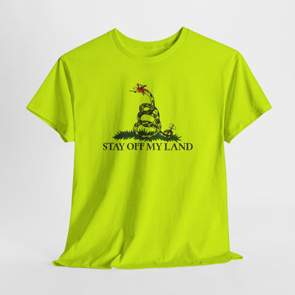 Stay Off My Land Unisex Heavy Cotton Tee