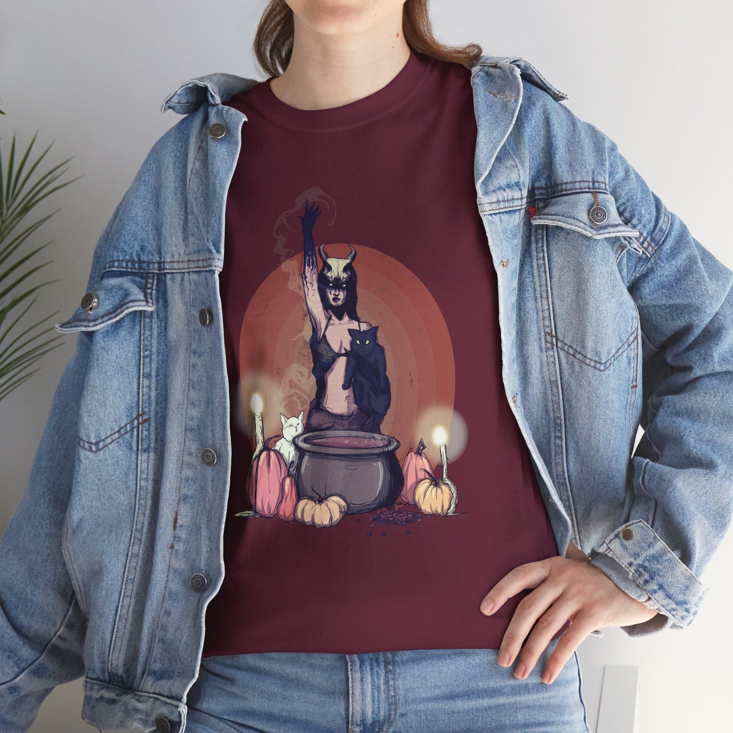 Coffee Witch Unisex Heavy Cotton Tee