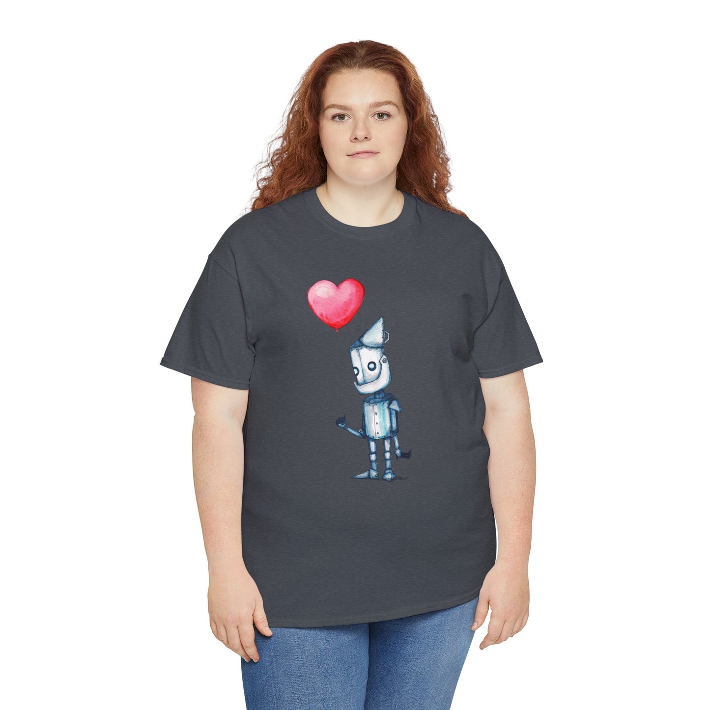 Tinman Gets A Heart Unisex Heavy Cotton Tee