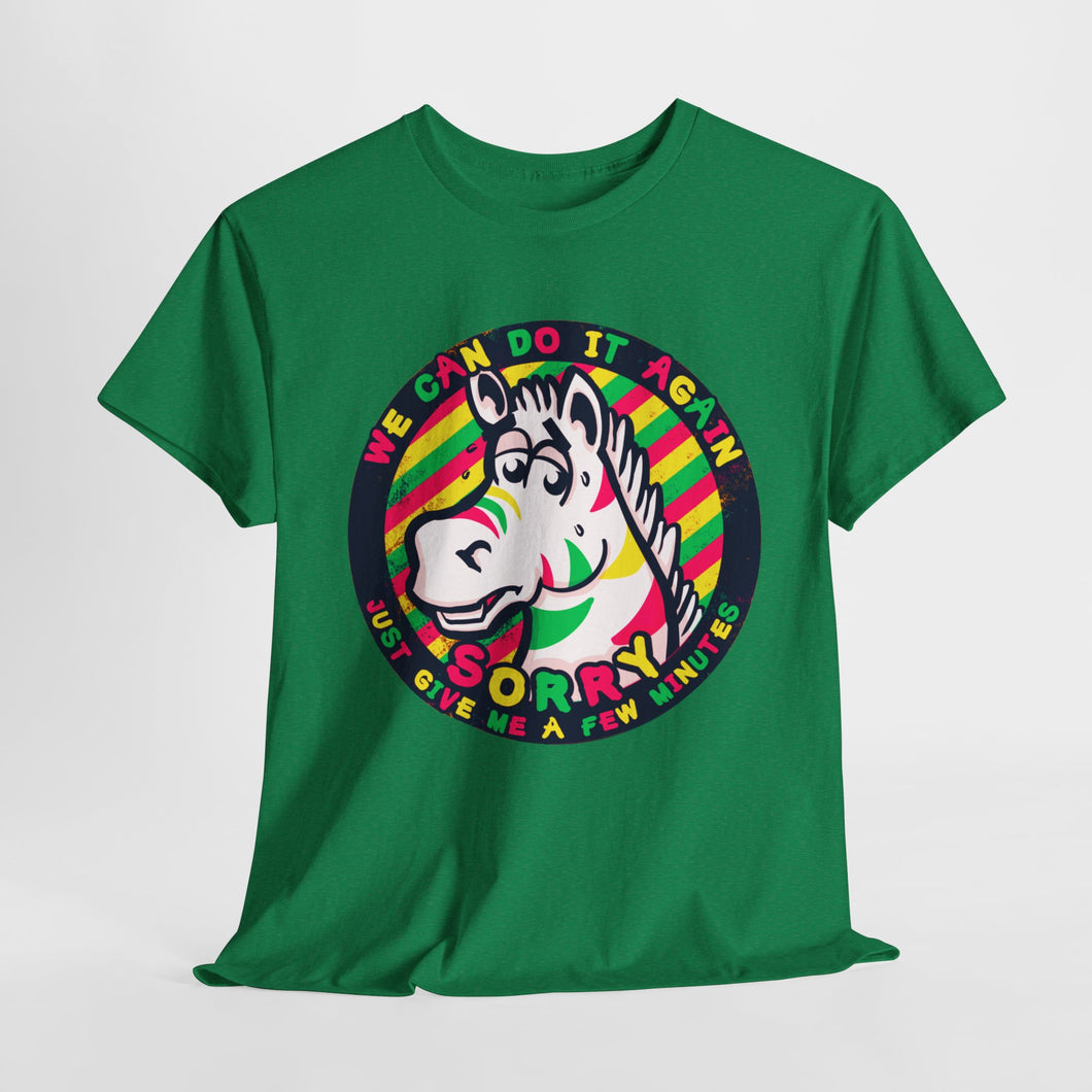 Premature Zebra Unisex Heavy Cotton Tee