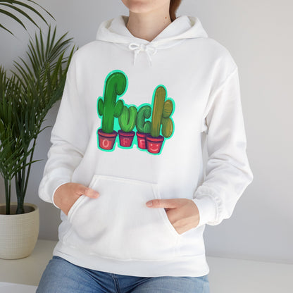 Rude Succulents Unisex Heavy Blend Hooded Sweatshirt