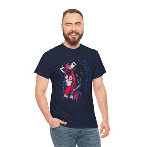 Red Riding Hood & The Wolf Unisex Heavy Cotton Tee