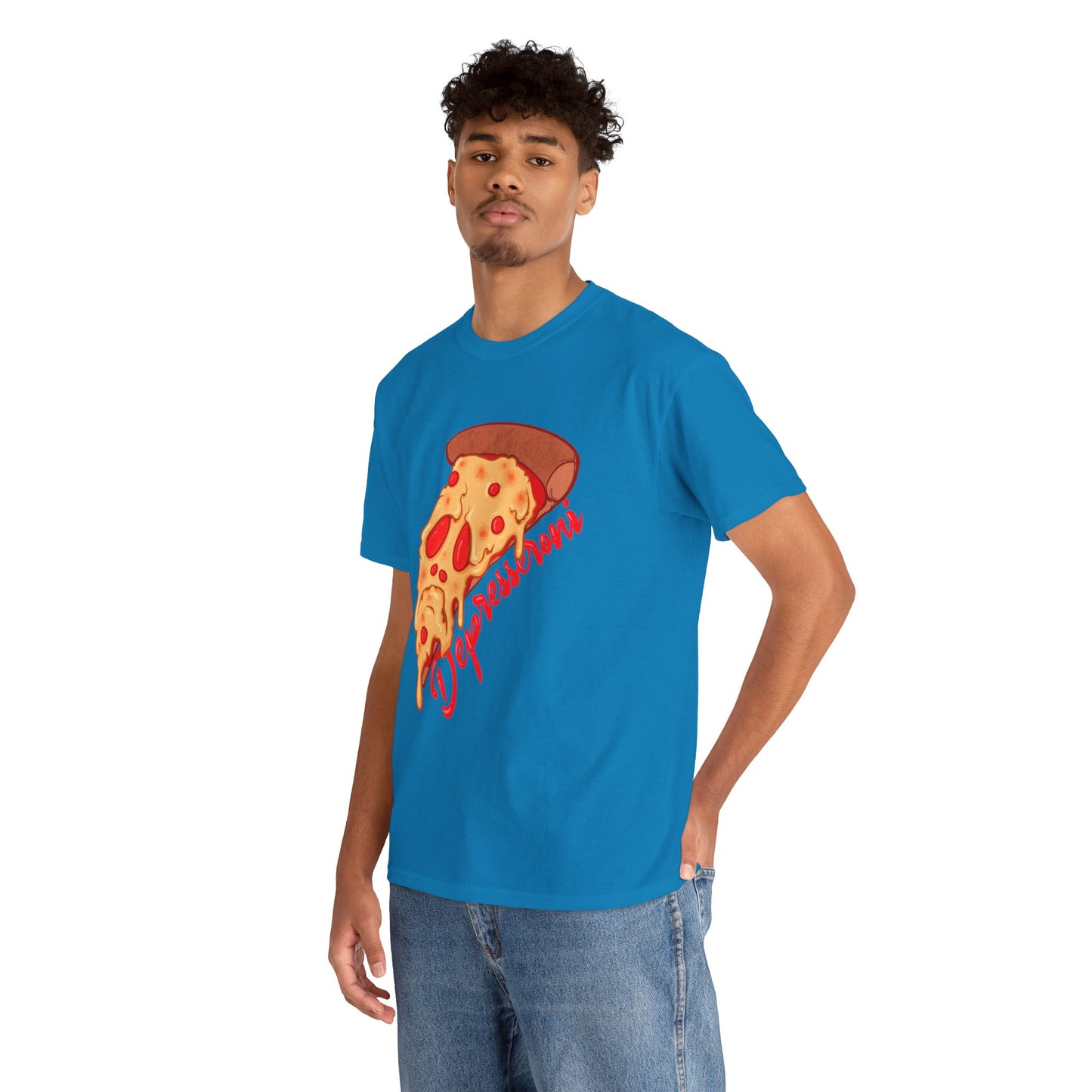 Depresseroni Unisex Heavy Cotton Tee
