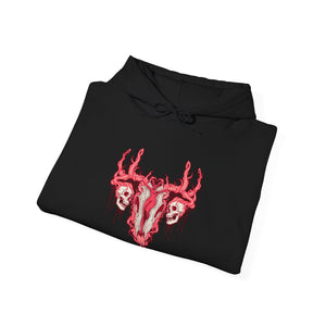 Uterus From Hell Unisex Heavy Blend Hooded Sweatshirt