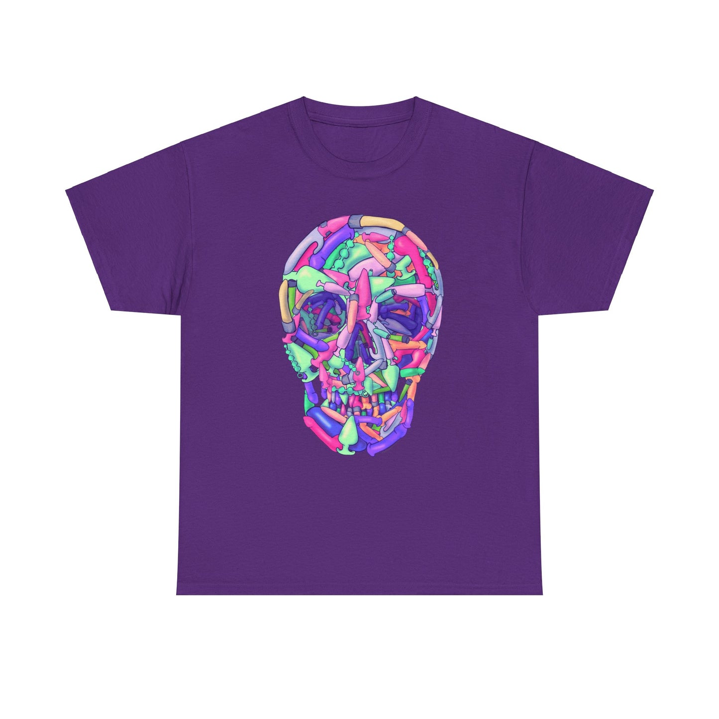 Sex Toy Skull Unisex Heavy Cotton Tee