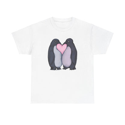 Penguin Kiss Unisex Heavy Cotton Tee