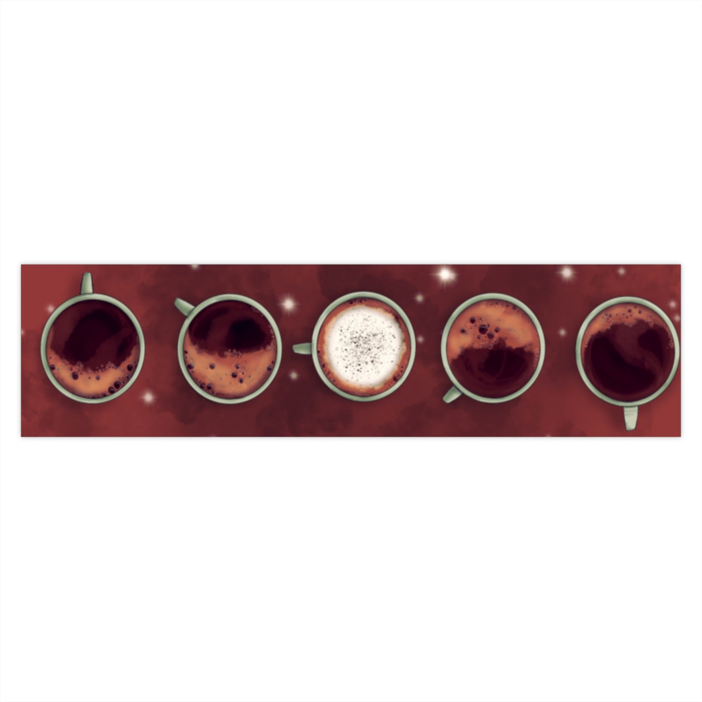 Lunar Coffee Bumper Stickers