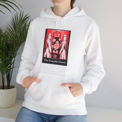 The Pumpkin Queen Tarot Unisex Heavy Blend Hooded Sweatshirt