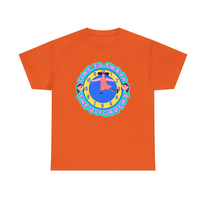 Time To Smash The Oligarchy Unisex Heavy Cotton Tee