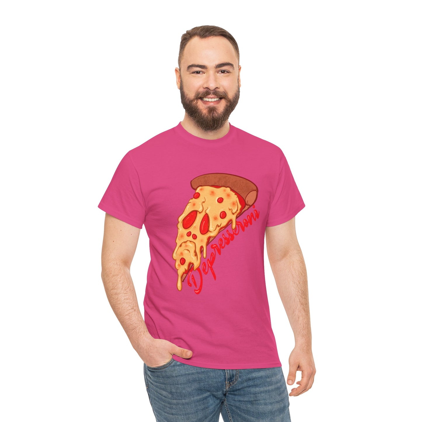 Depresseroni Unisex Heavy Cotton Tee