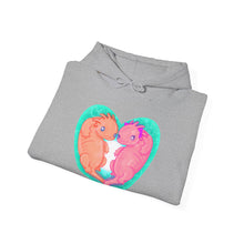 Axolotls In Love  Unisex Heavy Blend Hooded Sweatshirt