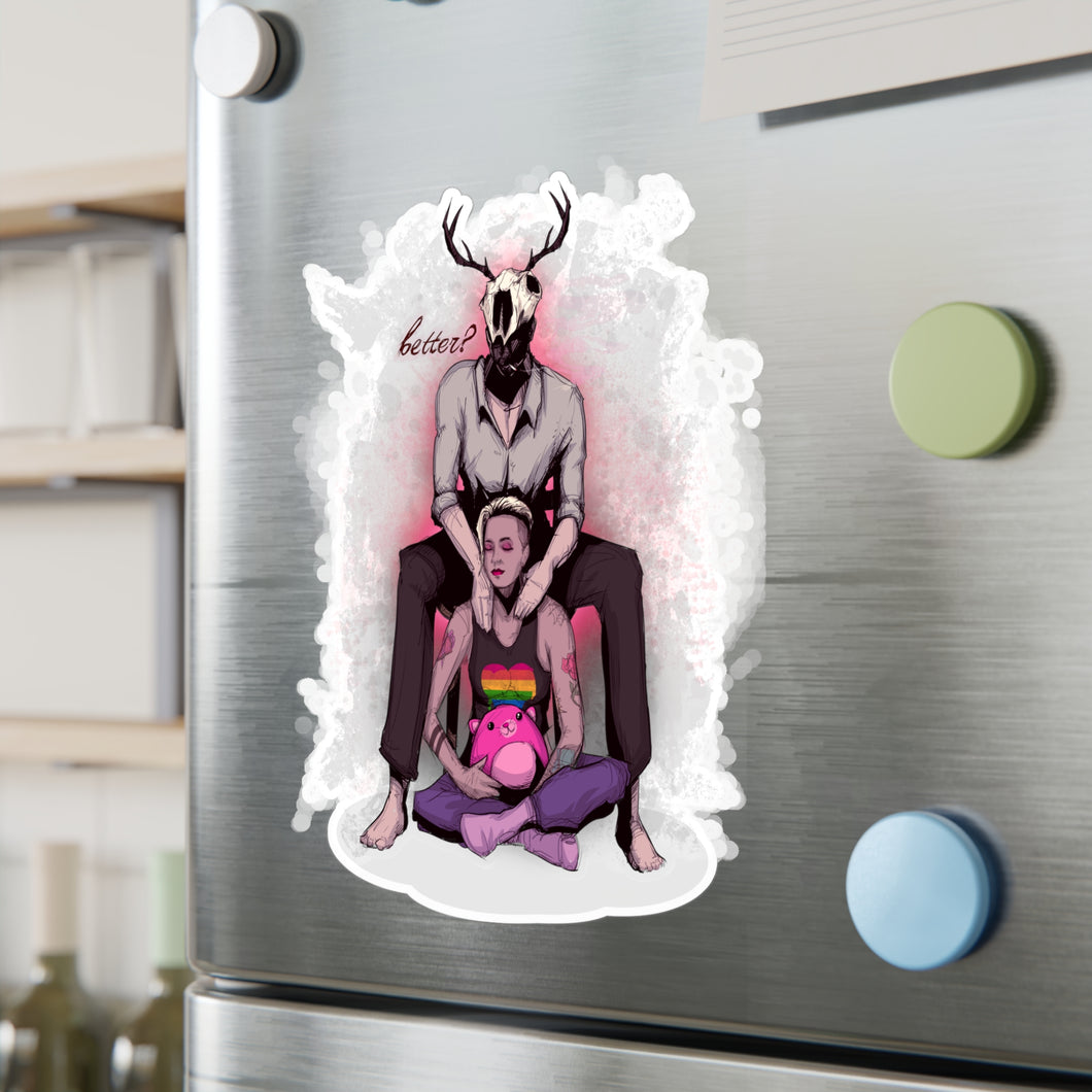 Deer Daddy Series 10: Aftercare Massage Kiss-Cut Vinyl Decal