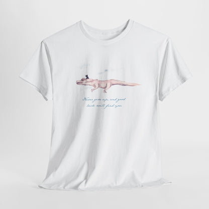 Never Give Up Unisex Heavy Cotton Tee