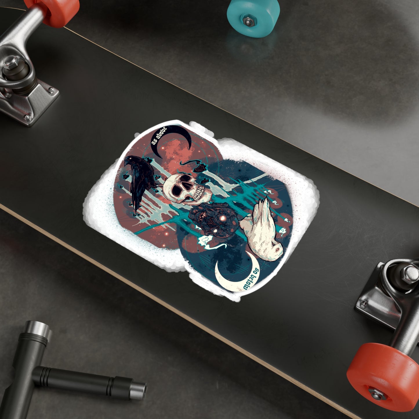 As Above So Below VI Kiss-Cut Vinyl Decal